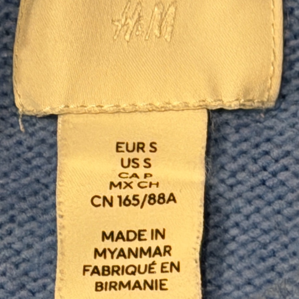H&M Blue Crew Neck Sweater - Picture 4 of 7